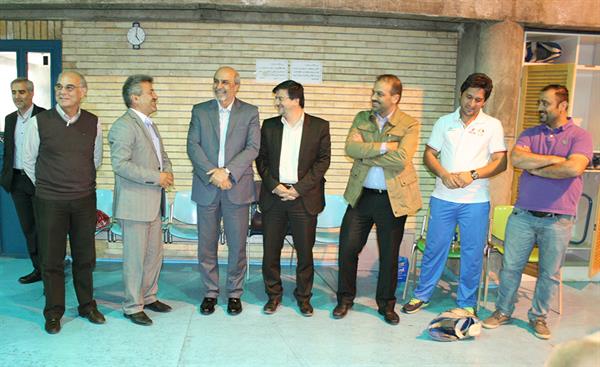 بازدید وزیر از شمشیربازی1