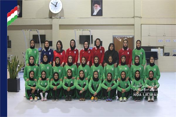تیم ملی فوتسال دختران زیر 17 سال در آزمون های آمادگی جسمانی (25 مرداد 1404)