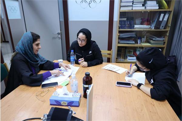 اعضای تیم ملی کرلینگ در آزمون های آمادگی جسمانی و معاینات پزشکی (14 آذر 1403) 3