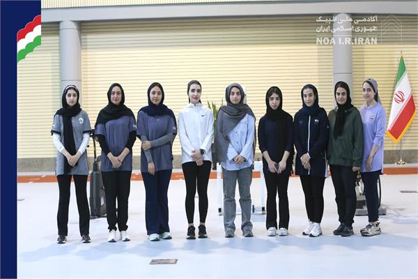 اردونشینان تیم ملی تیراندازی بانوان در آزمون های آمادگی جسمانی (18 خرداد 1405)