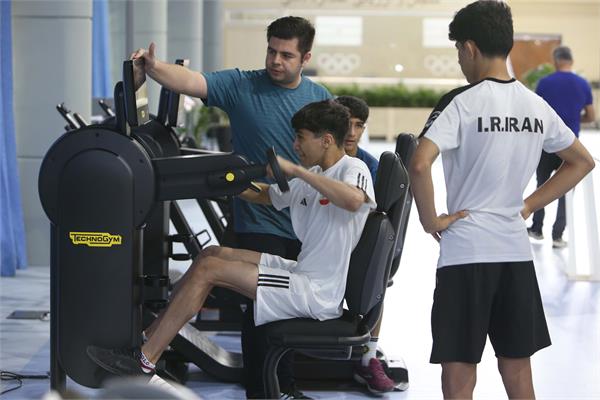 تیم ملی کشتی فرنگی نوجوانان در آزمون های آمادگی جسمانی (25 فروردین 1404)  5