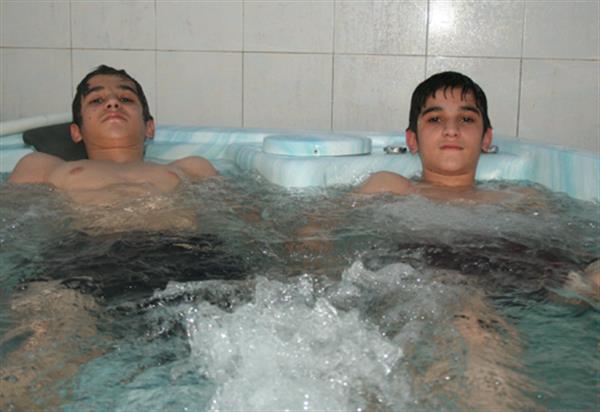 حضور ملی پوشان آمادگی جسمانی در تمرینات آبی  9