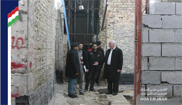 بازدید دکتر صدر از روند بازسازی آشپزخانه (13 بهمن 1403)