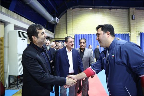 بازدید وزیر ورزش و جوانان از اردوی تیم ملی کاراته در آکادمی ملی المپیک (2 آذر 1404) 7