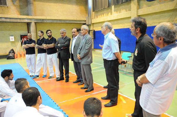 بازدید معاون وزیر ورزش از تیمهای ملی کاراته 