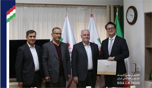 جلسه دکتر صدر با نایب رئیس فدراسیون جهانی تیروکمان (17 بهمن 1403)