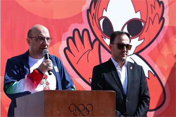 مراسم دو تفریحی فاران ران بازیهای آسیایی آیچی _ناگویا 7 مهر 9