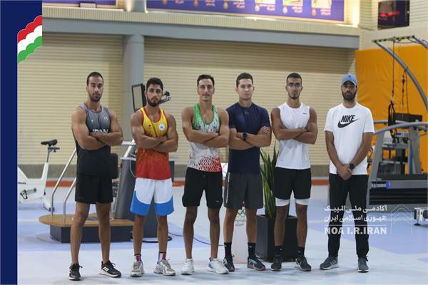 اعضای تیم ملی قایقرانی آب های آرام آقایان در آزمون های آمادگی جسمانی (26 شهریور 1404)