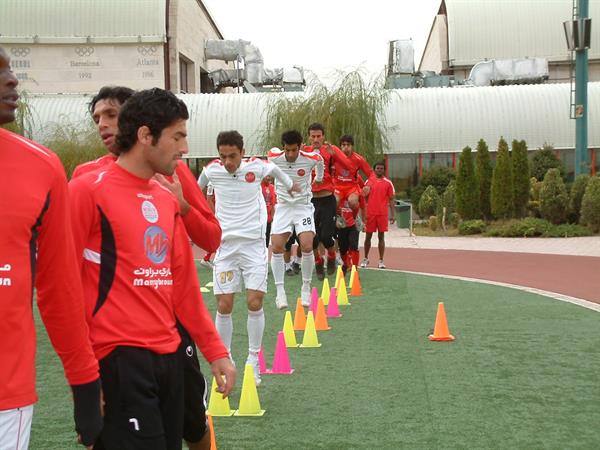 تمرین تیم پرسپولیس در اکادمی ملی المپیک 25/8/87 6