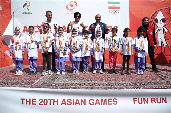 مراسم دو تفریحی فاران ران بازیهای آسیایی آیچی _ناگویا 7 مهر 7