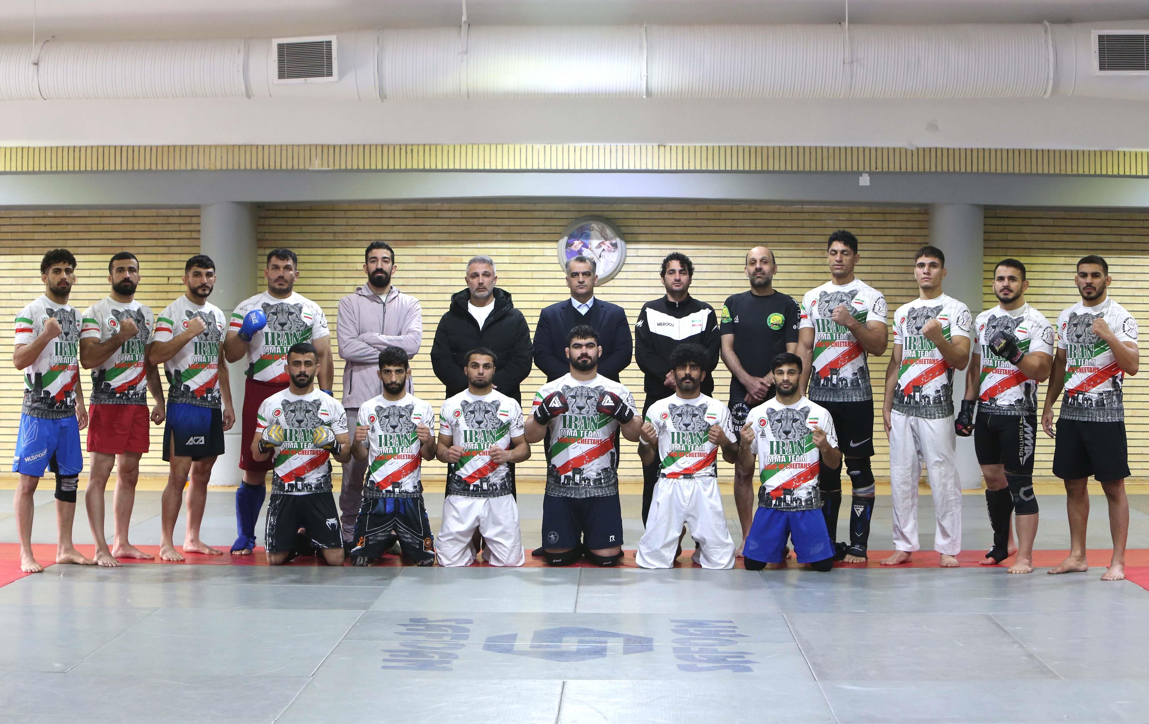 بازدید رئیس فدراسیون انجمن های ورزش های رزمی از اردوی تیم ملی mma (2 دی 1404)  1