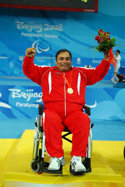 وزنه بردای ایران در پارالمپیک 2008 پکن، عکس: استاد علی کاوه  17