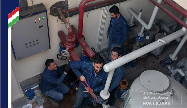 بازسازی تصفیه خانه استخر آکادمی (3 بهمن 1403)