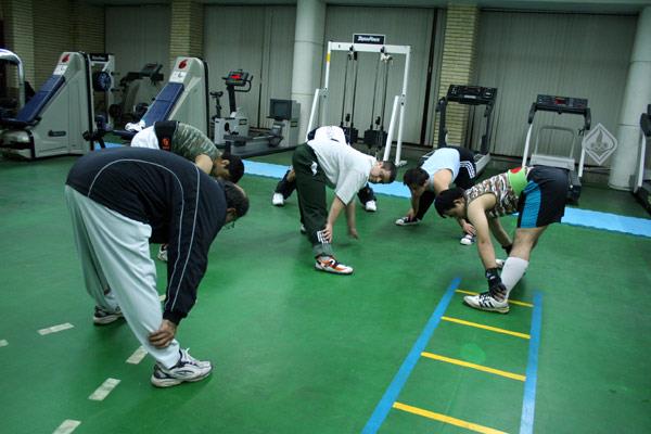 تمرین تیم وزنه برداری معلولین سندرم دان، 22/7/87 1