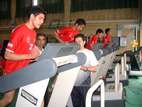 آزمون آمادگی جسمانی  تیم ملی هندبال، 30/2/87  2