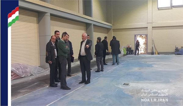 بازدید از روند آماده سازی سالن مرکز سنجش و ارزیابی (2 دی 1403)