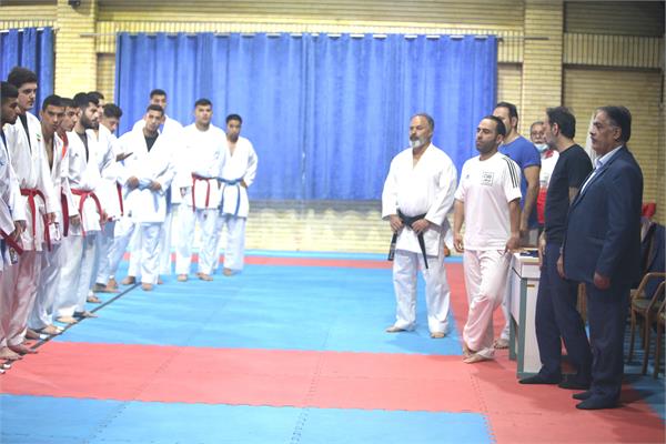 بازدید نایب رئیس فدراسیون کاراته از اردوی آماده سازی تیم ملی کاراته آقایان در آکادمی ملی المپیک