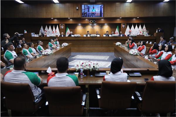 آیین بدرقه کاروان ورزش کارگری به مسابقات جهانی (11 خرداد 1404) 57