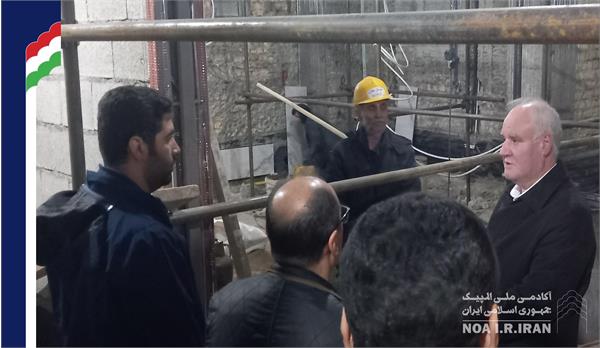 بازدید دکتر صدر از روند بازسازی آشپزخانه (27 بهمن 1403)