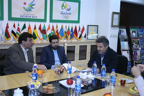 دیدار روسای فدراسیون ها با باقرزاده2