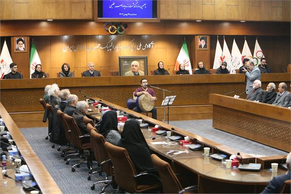 گردهمایی ماهانه پیشکسوتان ورزش همزمان با چهلمین روز درگذشت زنده یاد ناصر عظیمی (16 بهمن 1403) 14