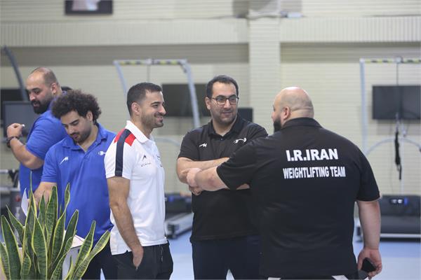 تیم ملی وزنه برداری بزرگسالان تست 31 تیر 2