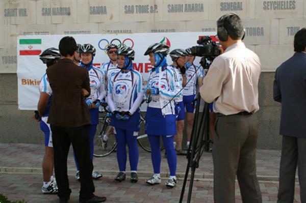 شروع تور ایرانگردی دوچرخه سوار نروژی از آکادمی 