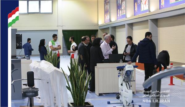 بازدید دکتر صدر از روند آماده سازی سالن سنجش ارزیابی جسمانی و ذهنی (26 دی 1403)