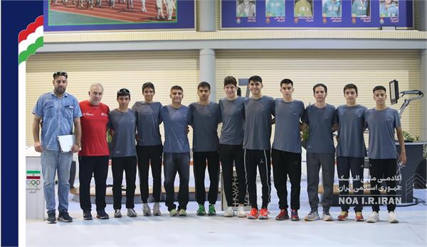 اعضای تیم ملی ترای‌اتلون نوجوانان در آزمون های آمادگی جسمانی (13 خرداد 1404)