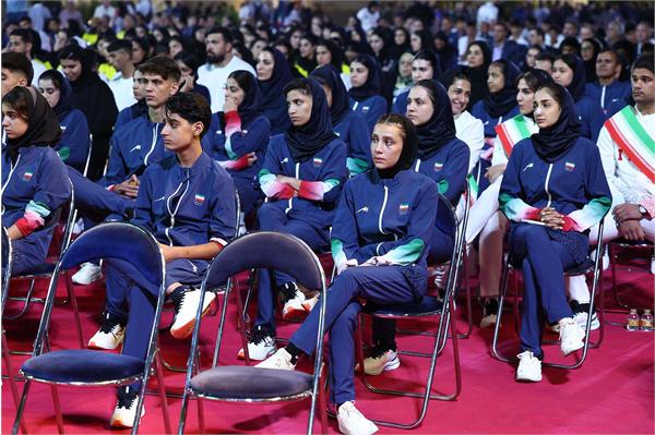 مراسم بدرقه کاروان‌های اعزامی به بازی‌های آسیایی جوانان و بازی های همبستگی کشورهای اسلامی (20 مهر 1404) 6