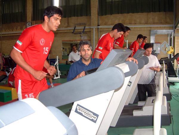 آزمون آمادگی جسمانی  تیم ملی هندبال، 30/2/87  1