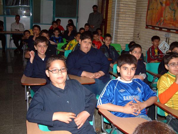 آموزش المپیزم ویژه دانش آموزان دبستان شهید معینی تهران، 21/2/87 5