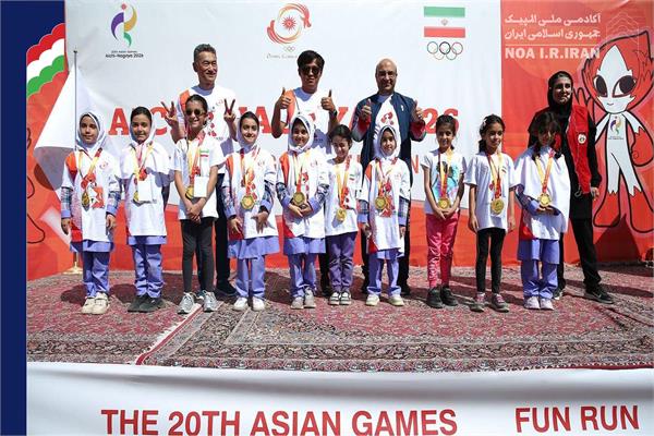 مراسم دوی تفریحی فان ران بازیهای آسیایی آیچی _ناگویا (7 مهر 1404)