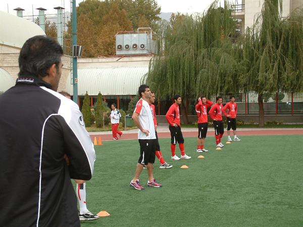 تمرین تیم پرسپولیس در اکادمی ملی المپیک 25/8/87 2