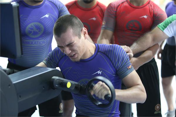 اعضای تیم های ملی گراپلینگ، پانکریشن و MMA آماتور در آزمون های آمادگی جسمانی (2 مهر 1404) 4