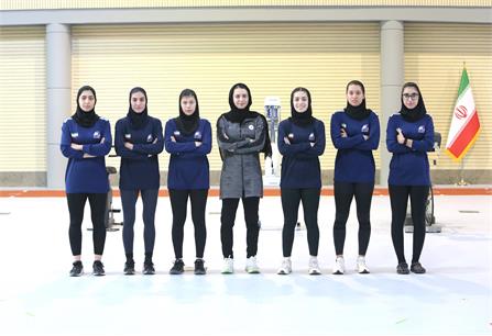 با هدف حضور در مسابقات قهرمانی آسیا؛ اعضای تیم ملی اسکواش بانوان ...