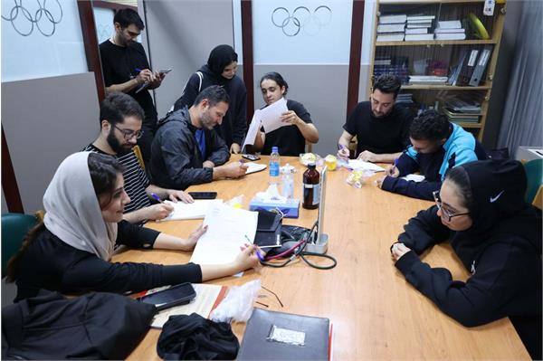 اعضای تیم ملی کرلینگ در آزمون های آمادگی جسمانی و معاینات پزشکی (14 آذر 1403) 1