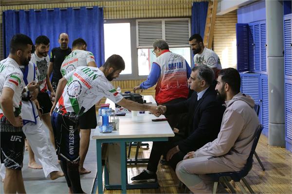 بازدید رئیس فدراسیون انجمن های ورزش های رزمی از اردوی تیم ملی mma (2 دی 1404)  25