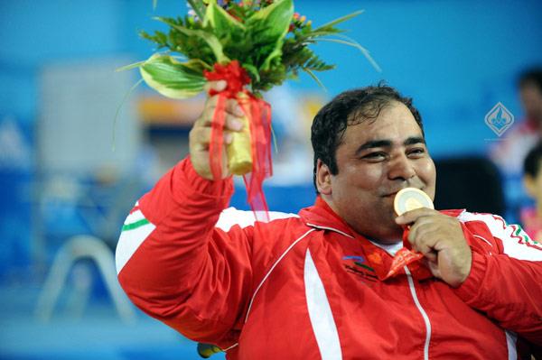 وزنه بردای ایران در پارالمپیک 2008 پکن، عکس: استاد علی کاوه  32