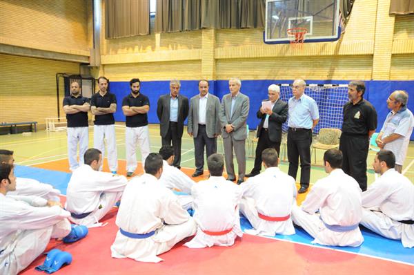 بازدید معاون وزیر ورزش از تیمهای ملی کاراته 