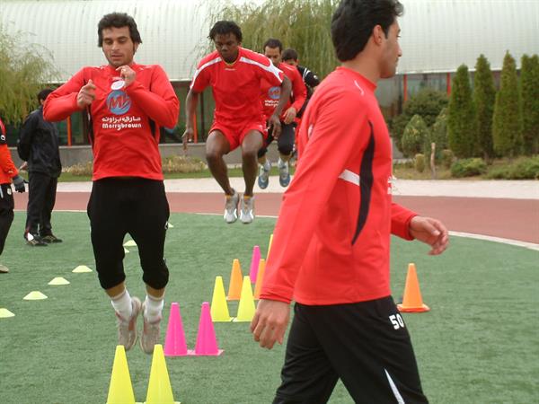 تمرین تیم پرسپولیس در اکادمی ملی المپیک 25/8/87 7