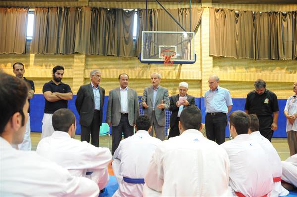 بازدید معاون وزیر ورزش از تیمهای ملی کاراته 