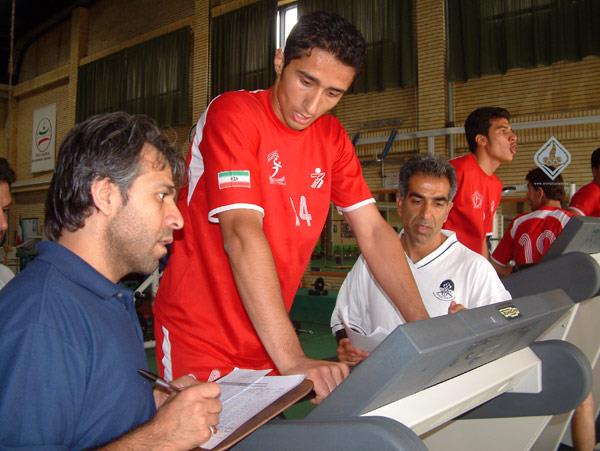 آزمون آمادگی جسمانی  تیم ملی هندبال، 30/2/87  3