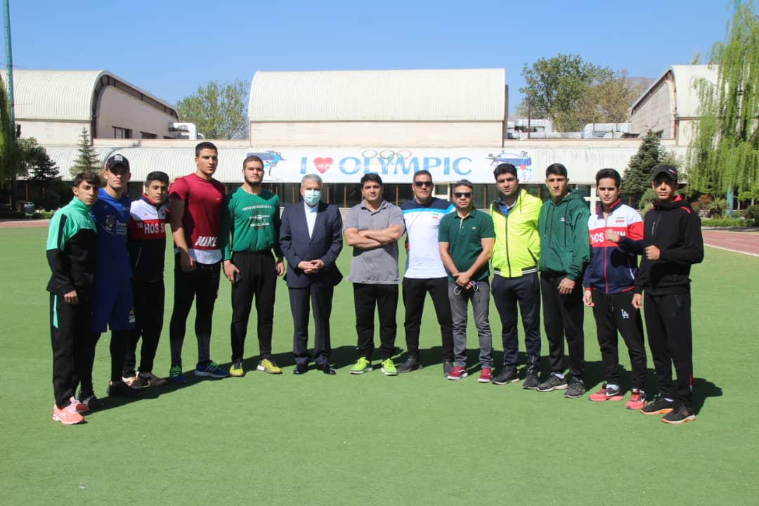 بازدید رئیس کمیته ملی المپیک از تمرینات تیم ملی بوکس جوانان