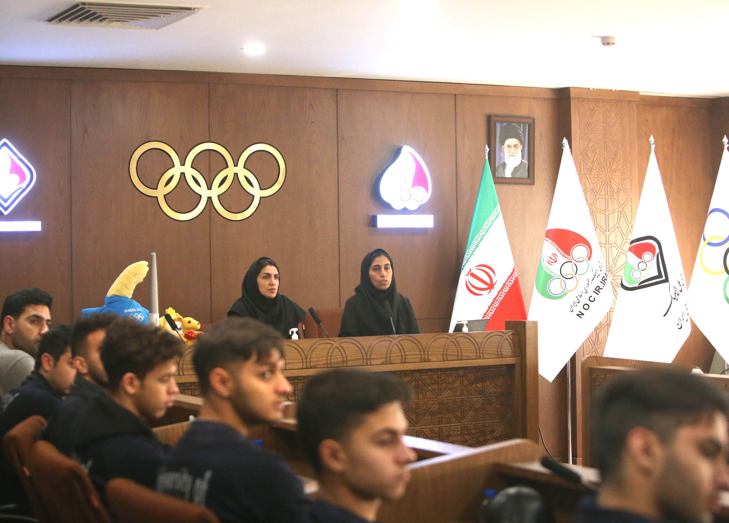 بازدید دانشجویان دانشکده تربیت بدنی دانشگاه تهران از آکادمی ملی المپیک